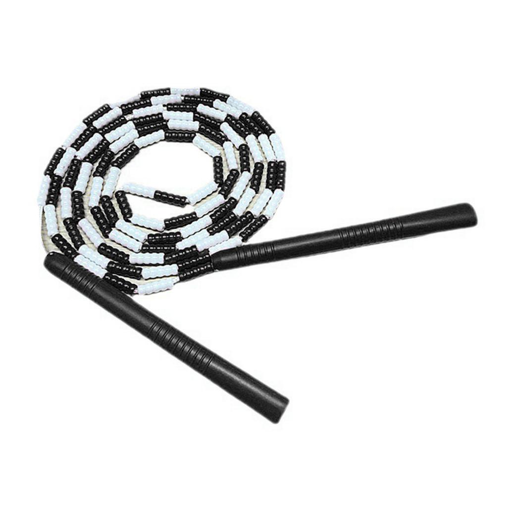 Скакалка пластиковая гибкая регулируемая мягкая проволочная для тренировок дома, черная