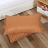 Solid Color Pillowcase 1pcs Pillowcase Pillow Core Cover Single Student Dormitory Brushed Comfortable and Breathable