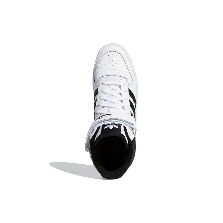 adidas Forum Mid White Black Black Кроссовки унисекс Cloud-White Core-Black FY7939