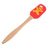 1pcs Christmas Spatula Silicone Wood Handle Gingerbread Pattern Baking Tool Kitchen Gadget For Cake Cream Butter Spreader