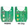 Great 2ADPXFI5AM433TX MQB48/4A Chip 433MHz SIP22 Flip Car Remote Control Key For Fiat 500X Egea Tipo Toro Crono 2016 2017 2018
