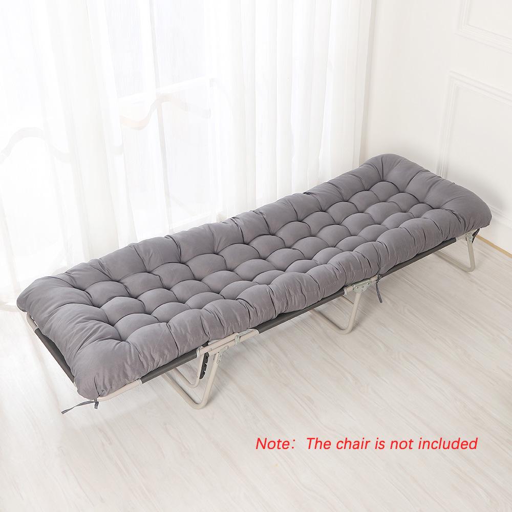 Расширенная толстая складная подушка для шезлонга для обеденных перерывов - Идеально подходит для кроватей, ленивых кресел и плетеных стульев