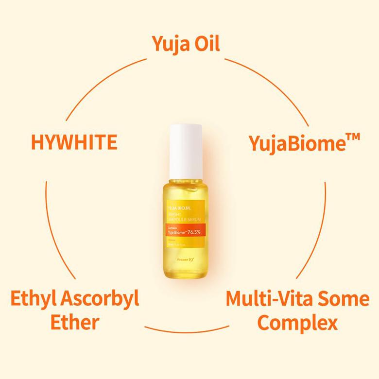 Answer19+ Юджа Био.М. Сыворотка Bright Ampoule, Увлажняющая, Kbeauty, корейская косметика, пробник