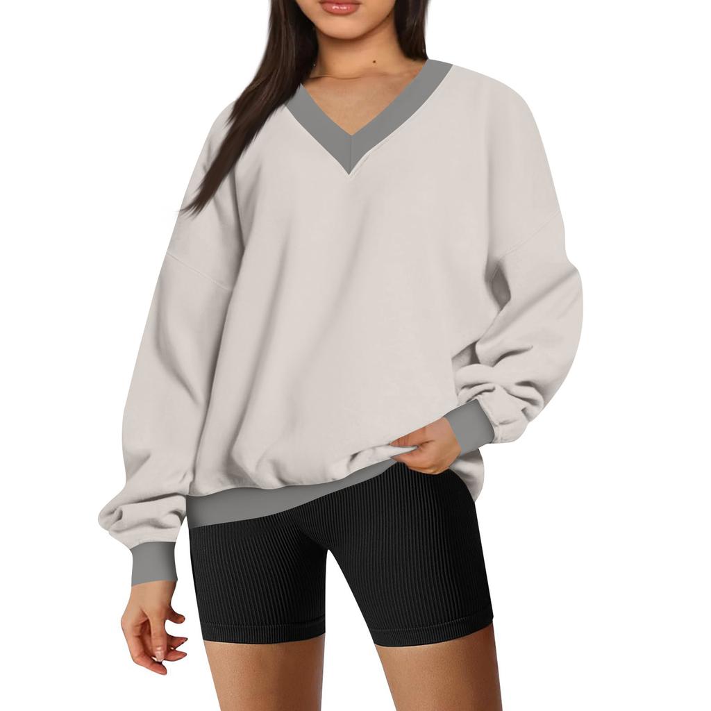 Women's Oversized Sweatshirts Casual Comfort Tops Fashion Long Sleeve Pullover Sweatshirt