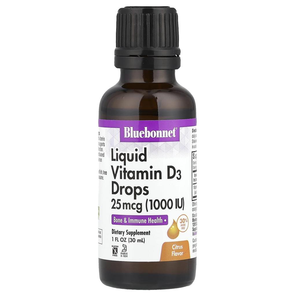 Liquid Vitamin D3 Lozenges, Natural Citrus Flavor, 1,000 Iu, 1 Fl Oz (30 Ml)