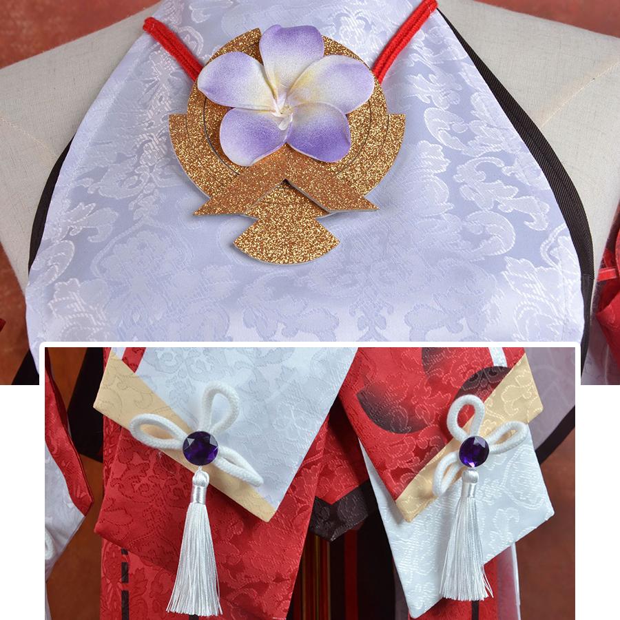 Игра Косплей Yae Miko Guuji Yae костюмы униформа парик женские костюмы для Хэллоуина платье костюм
