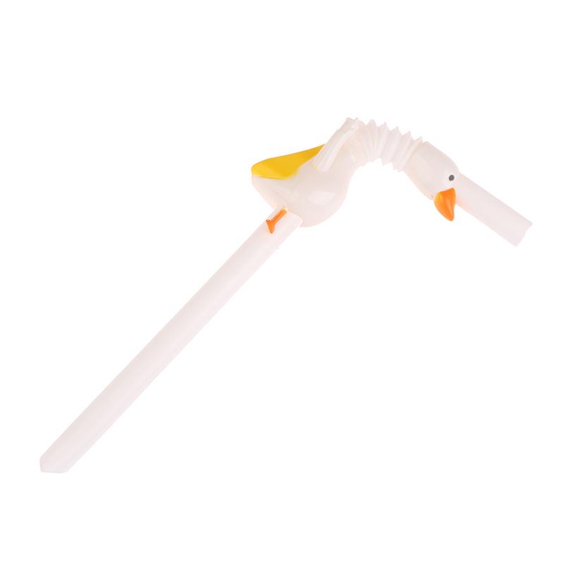 1 шт., длинная соломинка для гуся с кистями, многоразовая соломка большого диаметра