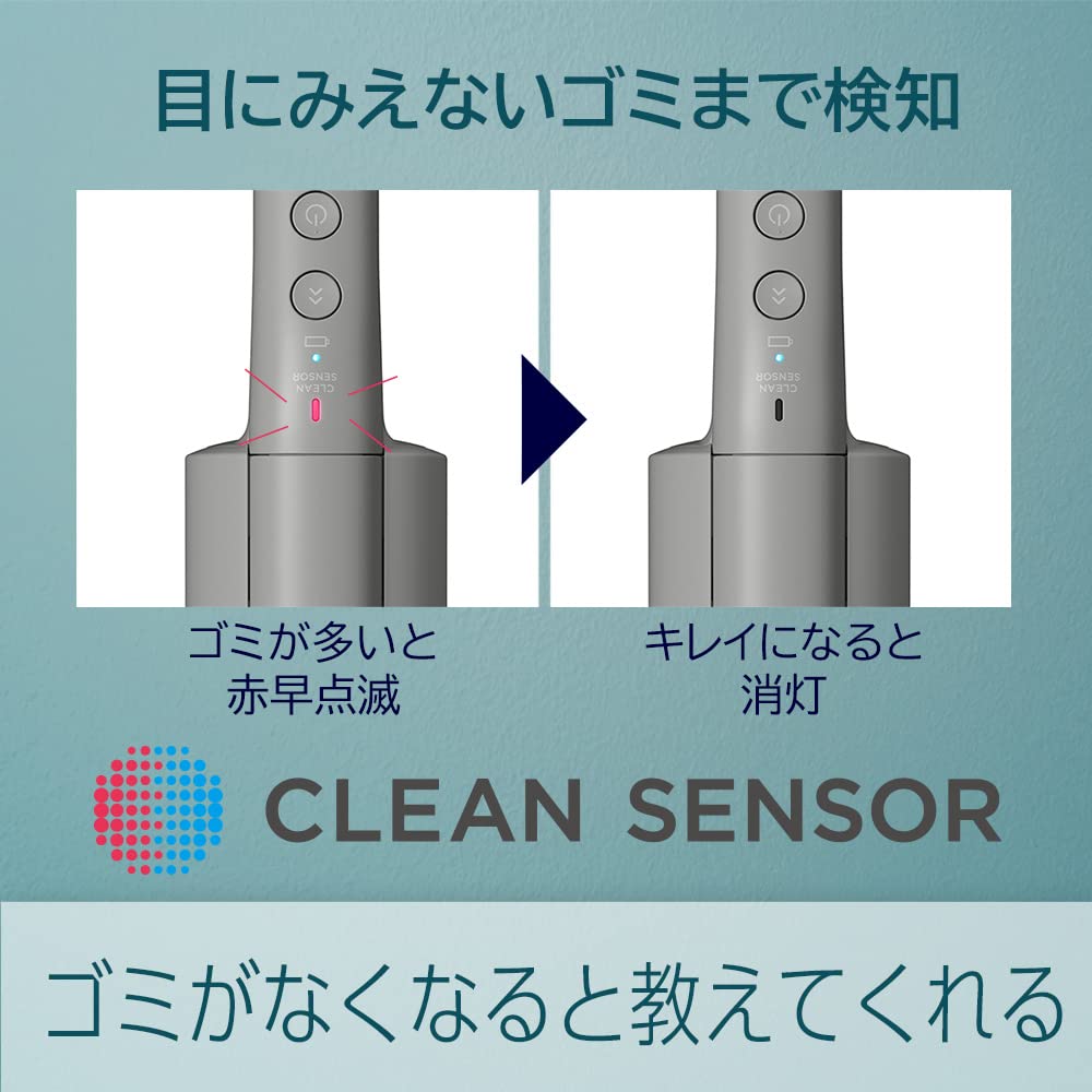 Panasonic Пылесос беспроводной легкий с ручкой Циклонная щетка антибактериальная очистка датчик оснащен серым MC-SB53K-HC