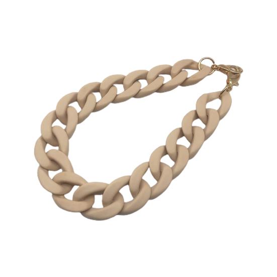 60 СМ Матовая Акриловая Сверхмощная Сумка Ремешок-Цепочка с Застежкой-Крючком Сумка Через Плечо Сумка Сумка