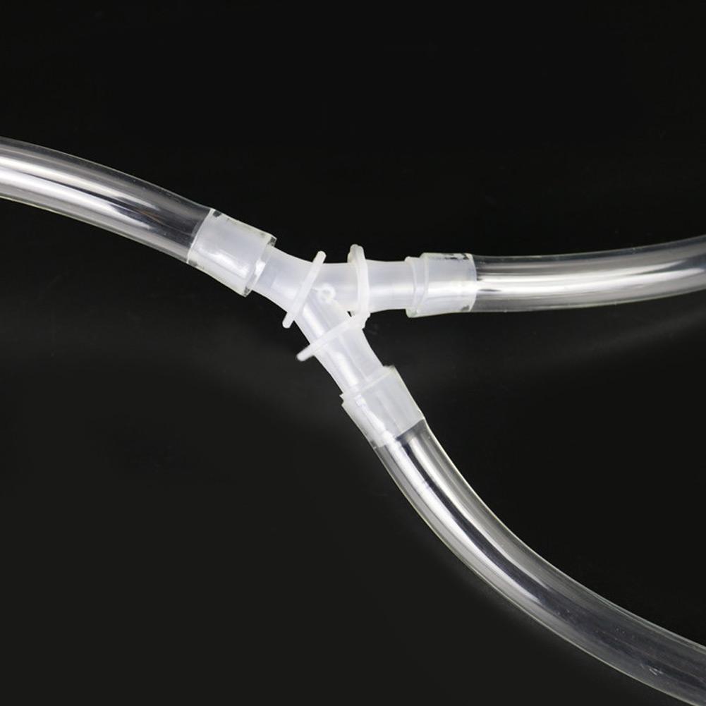 10 шт. мягкие фитинги для шланга, Y-образный соединитель для аквариума, воздушный насос, соединитель, 3-ходовой соединитель(8мм )