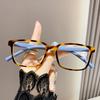 Colorful Anti Blue Light Reading Glasses Spring Eyeglass Legs AC Eyeglass Lenses 0To+4.0 Rectangular Fashion Far Sighted Glasses
