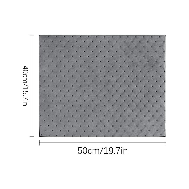 Масловпитывающие подушечки 10X Маты для сбора проливов Подушечки для сбора нефти Для жидкостей на масляной и водной основе Жидкие подушечки для дома, гаража