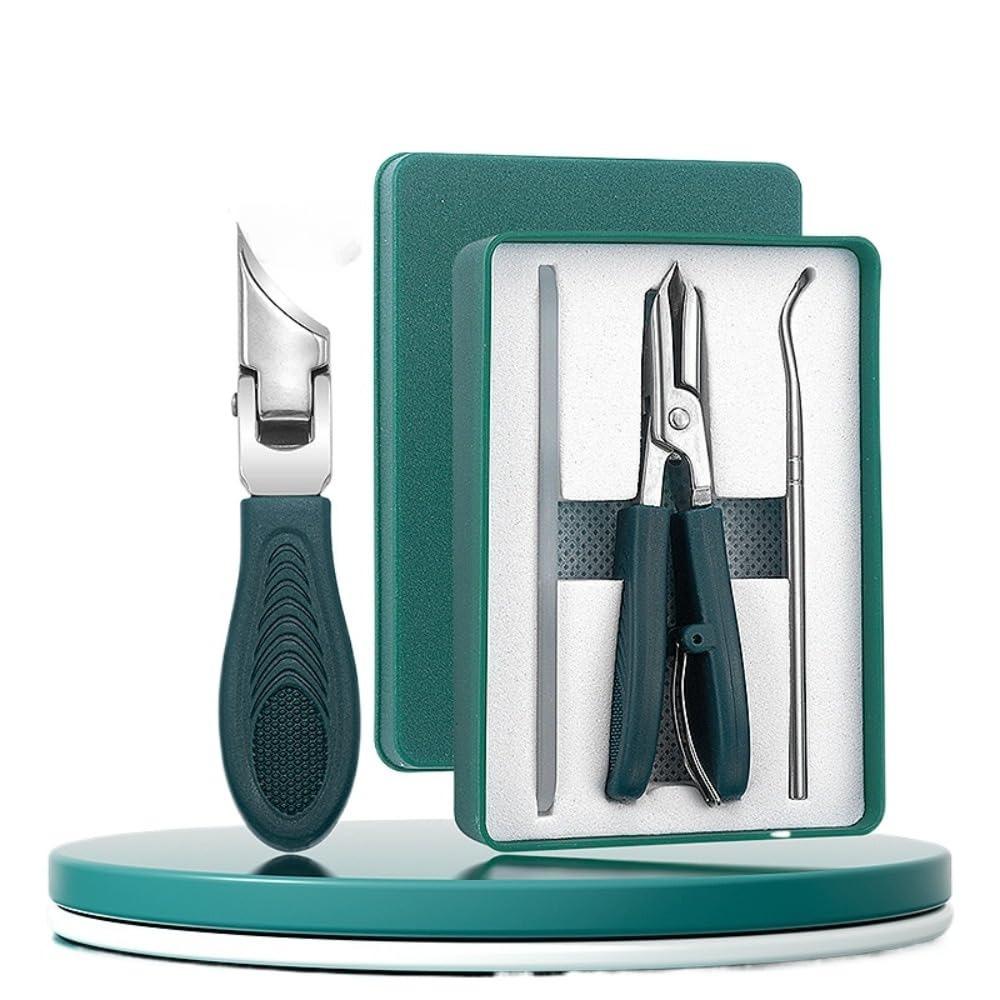 3-Piece Sets Anti-Splash Design Ingrown Toenail Clippers Professional Pedicure
