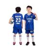 Kids Soccer Uniform Set Short Sleeve Training Jersey Boys Girls Sportswear Team Kit With Custom Number Printing