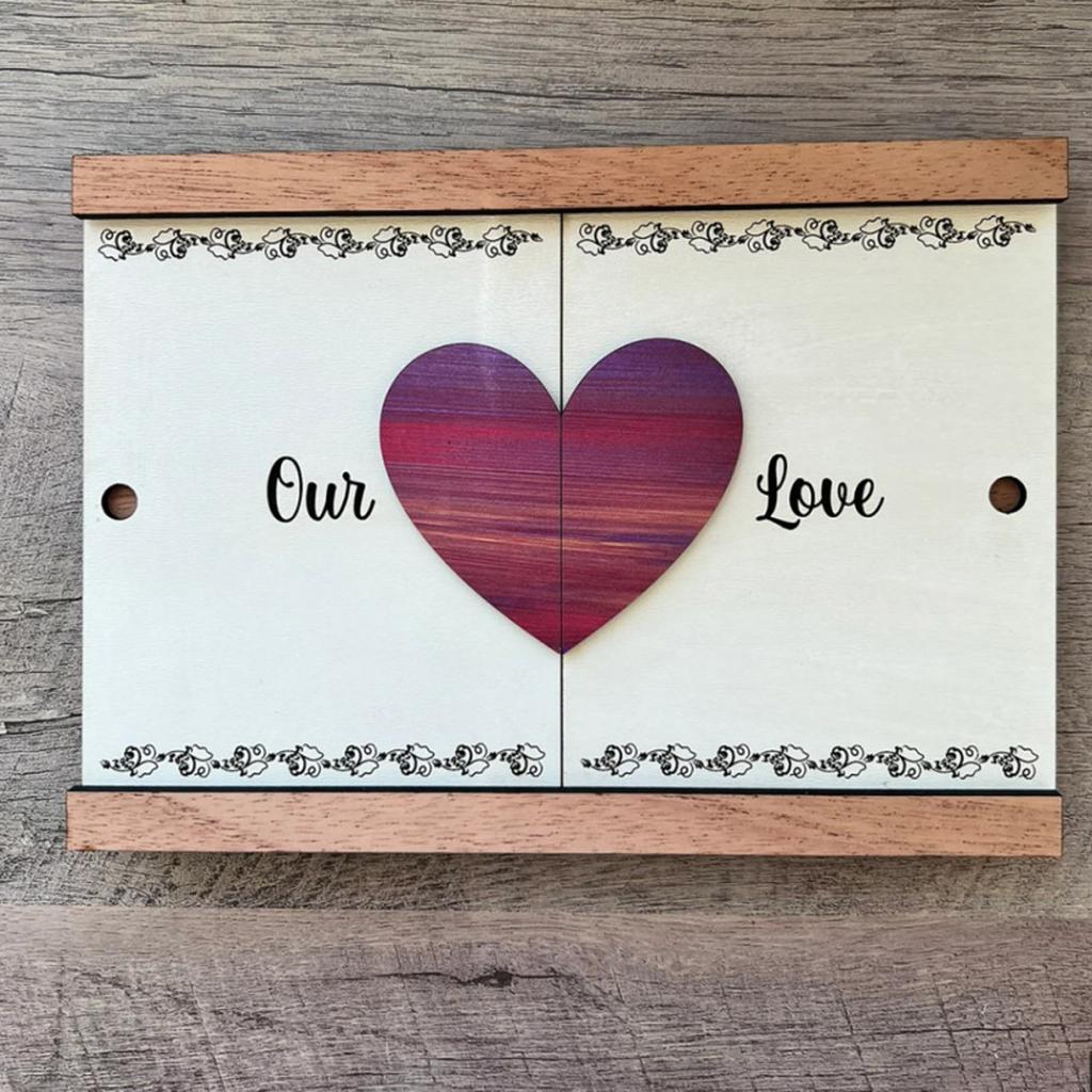 Wooden Photo Frame Mother's Day Creative Ornaments Bedside Photo Display Picture Frame Desktop Memorial Decoration Photo Frame