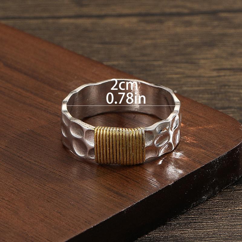 Уникальные широкие геометрические кольца для женщин, винтажное серебряное обручальное кольцо для вечеринки