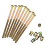 10 Set,Crib Screws Hardware Replacement Kit,  M6 X 100mm Bed Frame Bolts and Nuts Kit Hex Drive Socket Cap Screws