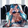 Hot Body Anime Sexy Girl Modern Blanket Flannel Soft Plush Sofa Bed Throwing Cartoon Blankets for Beds Gifts Dropshipping