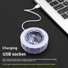Регулируемый автомобильный диско-шар, супер яркий, USB-перезаряжаемый, мини-размер, портативный, активируемый звуком, многоцветный автомобильный диско-светильник