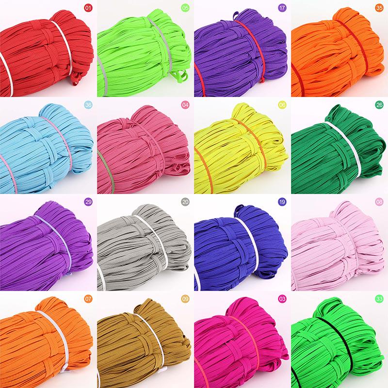 30 м эластичная резинка 0,6 см, тонкая плоская повязка на голову, аксессуары для волос, сделай сам, для одежды, обуви, аксессуары для шитья