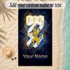 Beach Towelifk göteborg Custom Name Text Personalized Soft Towel for Beach Pool Indoor Home Decor Gift