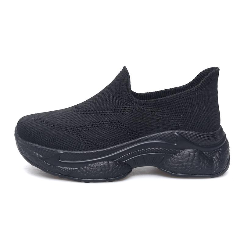 Женская новая повседневная спортивная обувь легкая модная ленивая сетчатая дышащая обувь большого размера для мамы для ходьбы вулканизированная обувь на плоской подошве