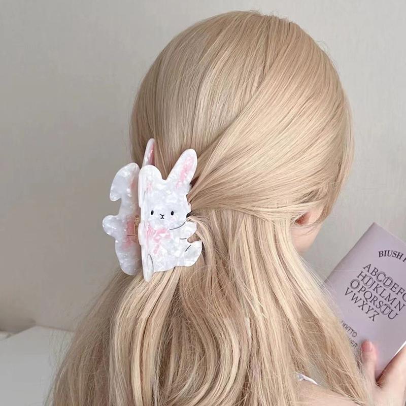 Нежный мультфильм Маленький Кролик Акула Заколка Милый Кролик Волос Коготь Для Женщин Девочек Милая Заколка Для Волос Аксессуары Для Волос Подарки