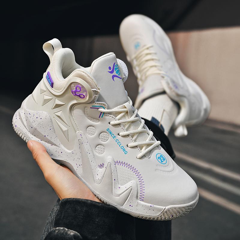 Модные мужские баскетбольные кроссовки с амортизацией, модные спортивные кроссовки для бега на короткие дистанции, легкие повседневные высокие кроссовки 36-45