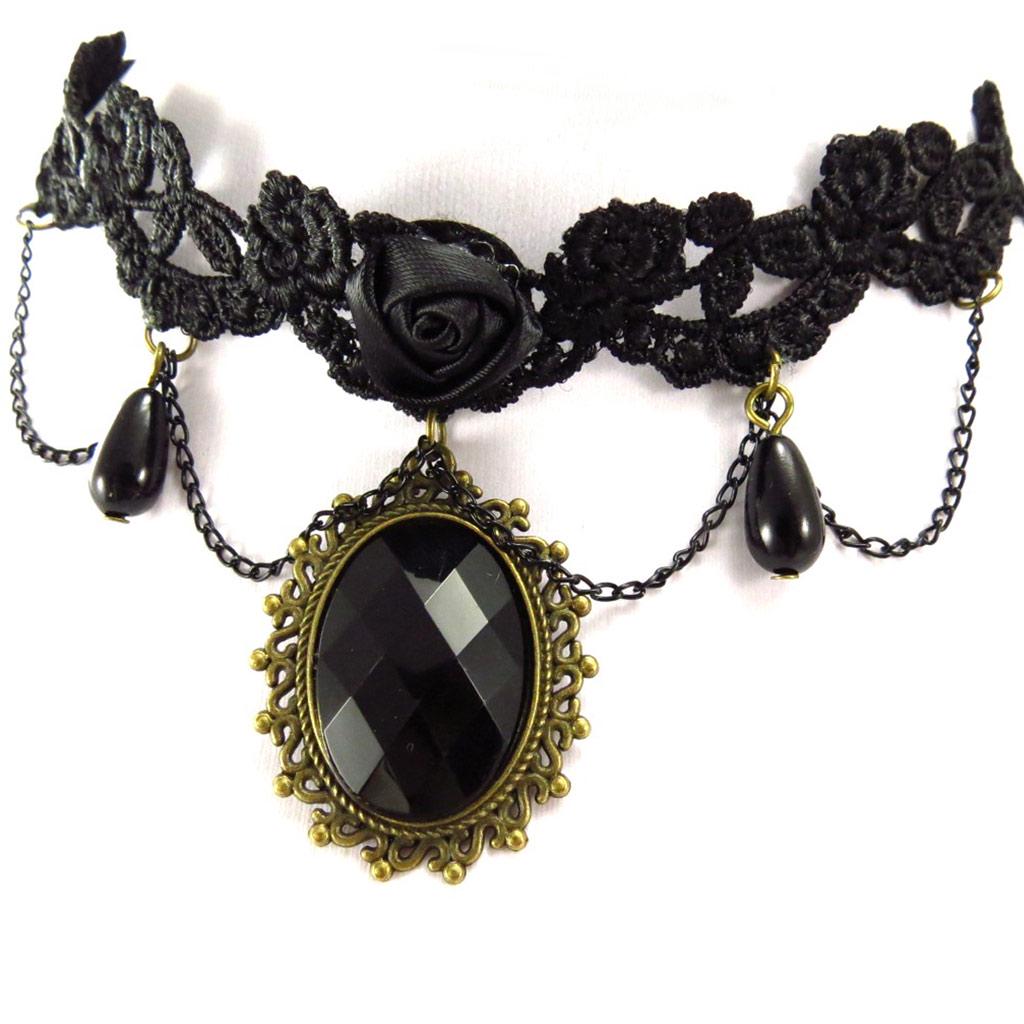 Les Trésors De Lily [K6571] - Дизайнерский комплект "Куртизанки" черный (кружево)