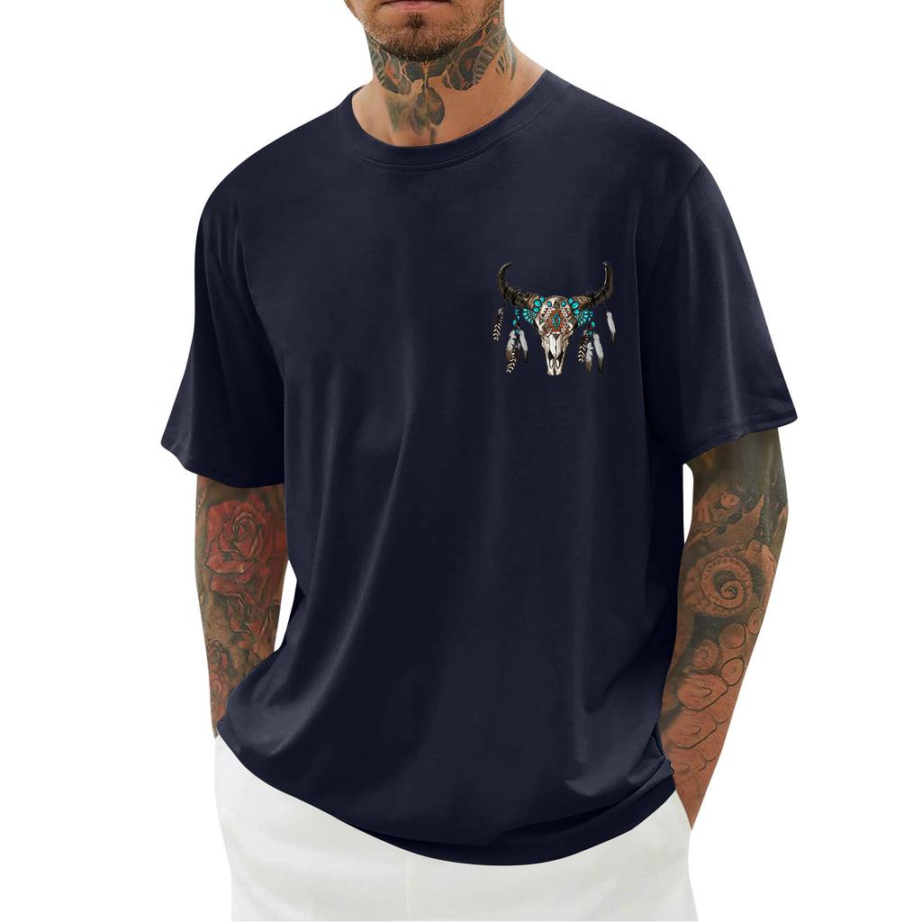 Мужская футболка, свободный повседневный топ с короткими рукавами, мужской топ с короткими рукавами