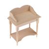 Realistic Wood Stand Realistic Pretend Play for Kids Role Display Shelf Model Toy Vintage Bookshelf 1:12 Doll House