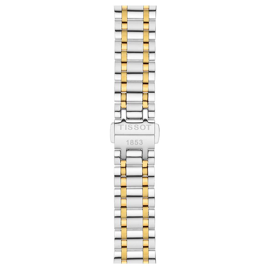 Tissot Женские часы Tissot T-Classic Couturier с автоматическим механическим механизмом, 32 мм, белый циферблат, корпус из нержавеющей стали T035.207.22.031.00