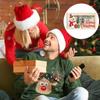 {Summer2}{MX} Wooden Christmas Card Money Holder Merry Christmas Snowman Money Envelope Wood Greeting Card Gift For Kids