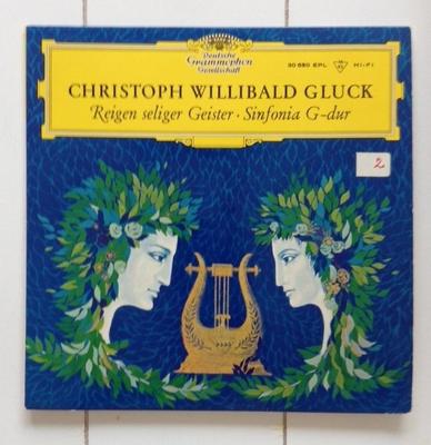7-дюймовая пластинка КРИСТОФ ВИЛЛИБАЛЬД ГЛЮК Reigen Seliger Geister Симфония G 30650EPL DEUTSCHE GRAMM Германия Классика Б/у