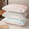 2025 Новая 1 шт. Летняя охлаждающая подушка из ледяного шелка, дышащие сетчатые края, 3D эргономичная подушка с поддержкой шеи, наполнитель для дома, отеля