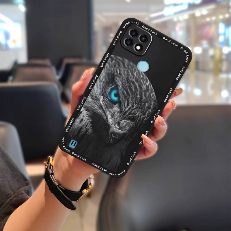 Милый противоударный чехол для телефона для OPPO Realme C21, мультяшный чехол, ТПУ, силиконовый мягкий чехол, водонепроницаемый, модный дизайн, полная защита