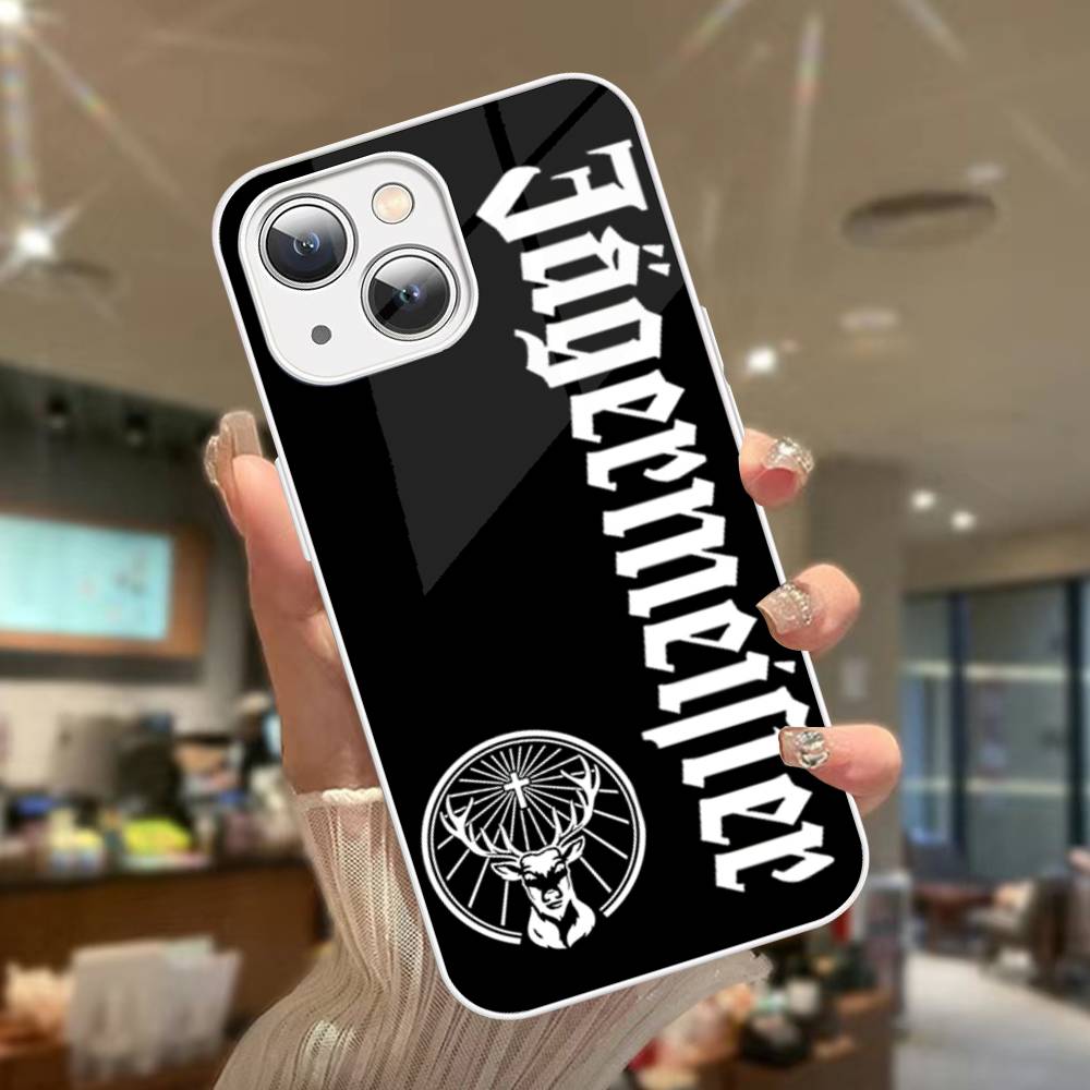 Hot J-JaegermeisterS For IPhone 14 13 12 Mini 11 Pro XS Max X XR 14 Plus Tempered Glass Cover