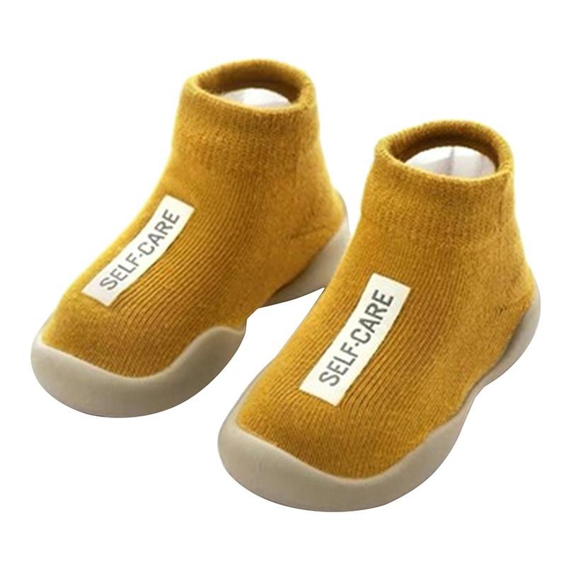 Нескользящие носки на мягкой подошве для малышей, обувь для прогулок в помещении и на улице, дышащая обувь для раннего образования