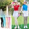 TYGJ Women's Sun Protection Golf Leggings - Summer Breathable Ice Silk Stepping Pants