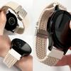 20 мм 22 мм Нейлоновый спортивный ремешок для часов Samsung Gear S2/S3 Classic/Galaxy Watch7 6 5Pro 4 /Active 2 Плетеный ремешок Дышащий браслет