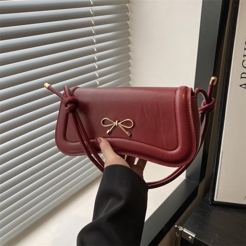 Летняя новая популярная повседневная сумка с бантом, красивая и универсальная, модная, портативная, на плечо, подмышку, сумка-мессенджер