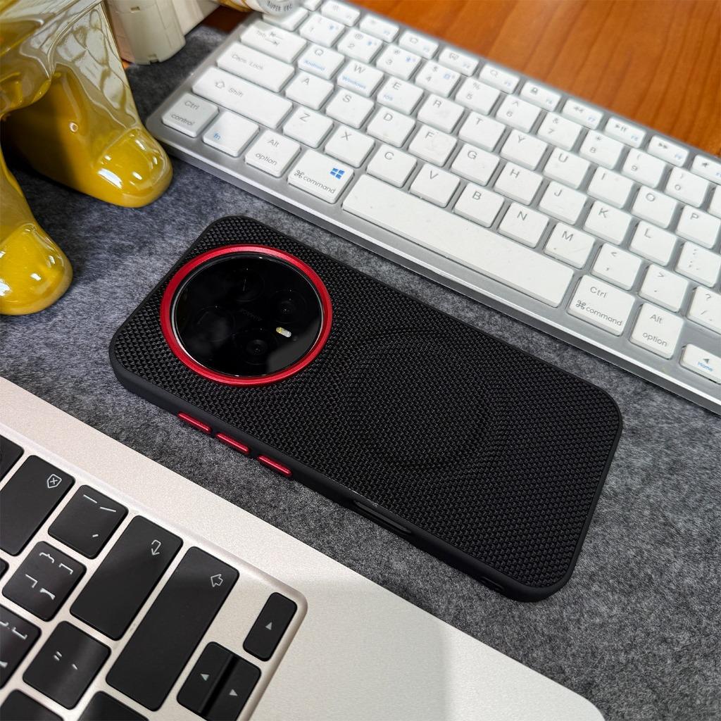 Для Magsafe Магнитный Чехол из Плетеного Нейлона Для Honor Magic 8 Pro Air 8 RSR 8 Lite Magic 7 Pro 7RSR Металлические Кнопки Матовая Кожаная Крышка