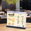 Clear PVC Poster Holder A4/A5 Tabletop Loose-leaf Rack Menu Display Stand  Restaurant