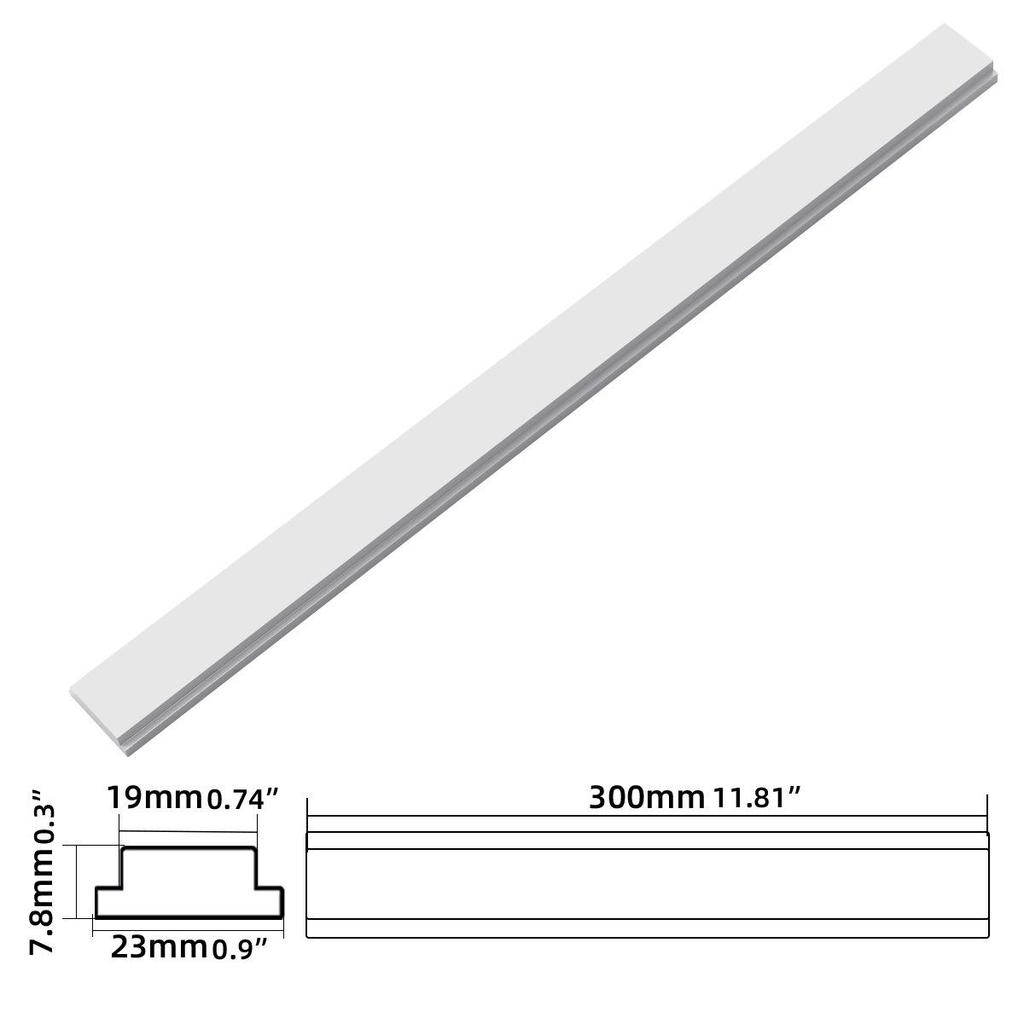 300mm Linear Slide Rail & Block: Aluminum Groove Slide for Table Saw, Engraving Machine, & Workbench DIY Modifications.