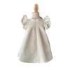 Infant Girls Satin Princess Dress First Birthday Zhouzhuang Ceremony Formal Gown Special Occasion Party Outfit