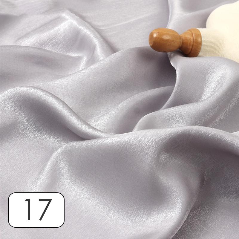 Цветная глазурь шелковый атлас градиентная ткань блестящая яркая шелковистая нежная атласная ткань для самостоятельного пошива свадебного платья рубашки материал