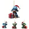 Charming Cartoon Dog Car Pendant Stylish Home Decor Gift For Kids And Families