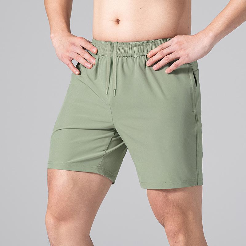 Летние быстросохнущие спортивные шорты, шорты длиной до колена, шорты для бега и фитнеса, пляжные повседневные мужские шорты