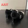 Fashion 2024 Autumn New Square Toe Fashion Women's Pumps Plush Warm Winter Square Heels Casual and Versatile Mary Jane Shoes Zapatos