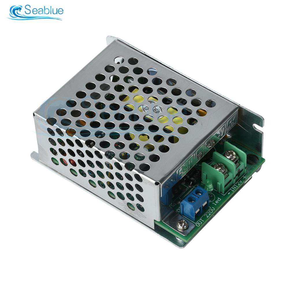 DC to AC Boost Module 50-100W Voltage Step Up Board DC 12-14.5V to AC 220V 50Hz Power Converter With Overheat Protection